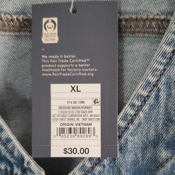 Universal Thread Light Blue Denim Vest - Picture 3 of 3